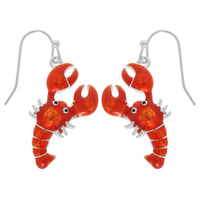 LOBSTER DANGLE EARRINGS